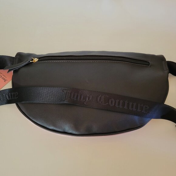 Juicy Couture Queen of Everything Fanny Pack Sling Crossbody Pink Blush Brown - Picture 3 of 7